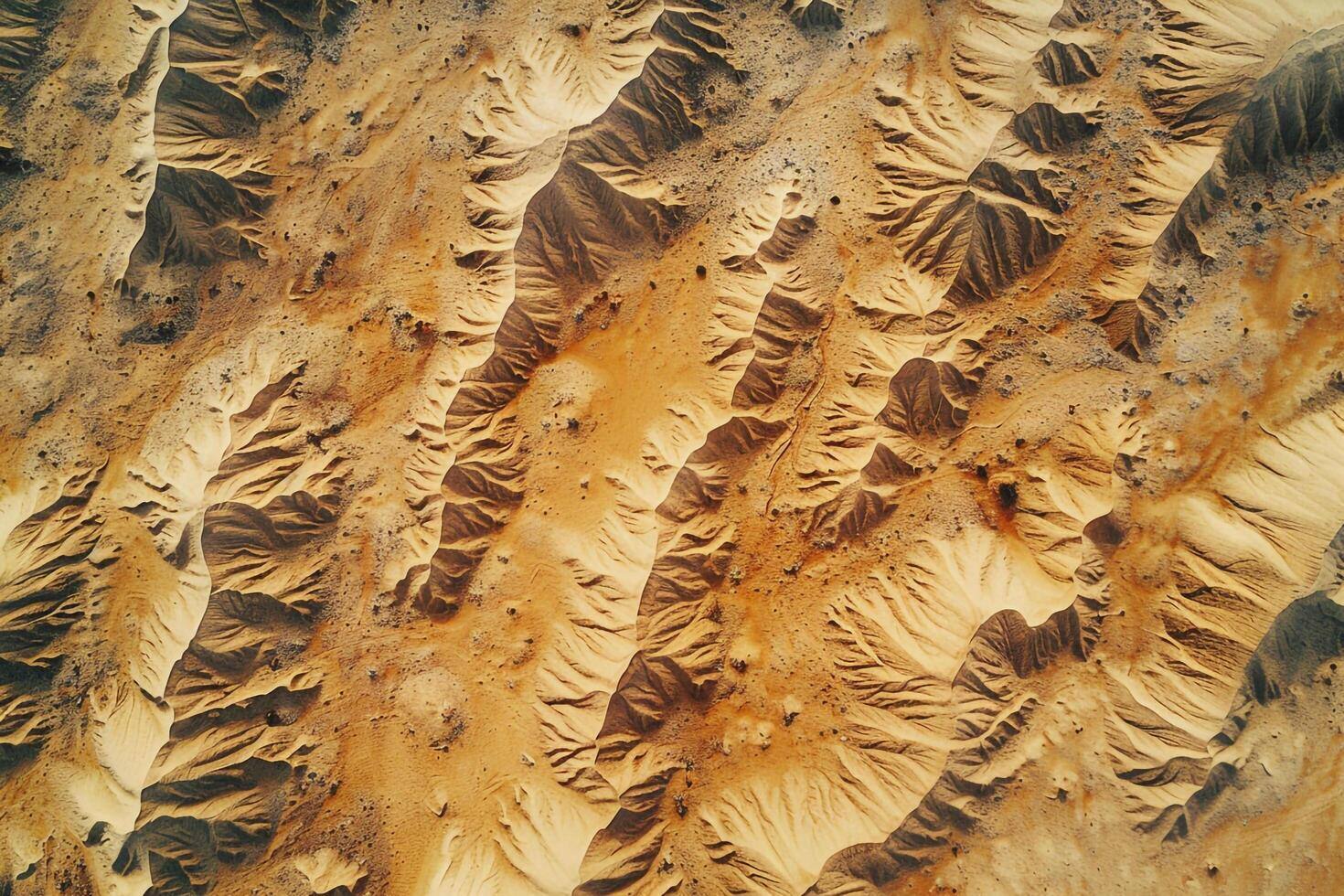 a-view-of-the-desert-from-an-airplane-background-free-photo